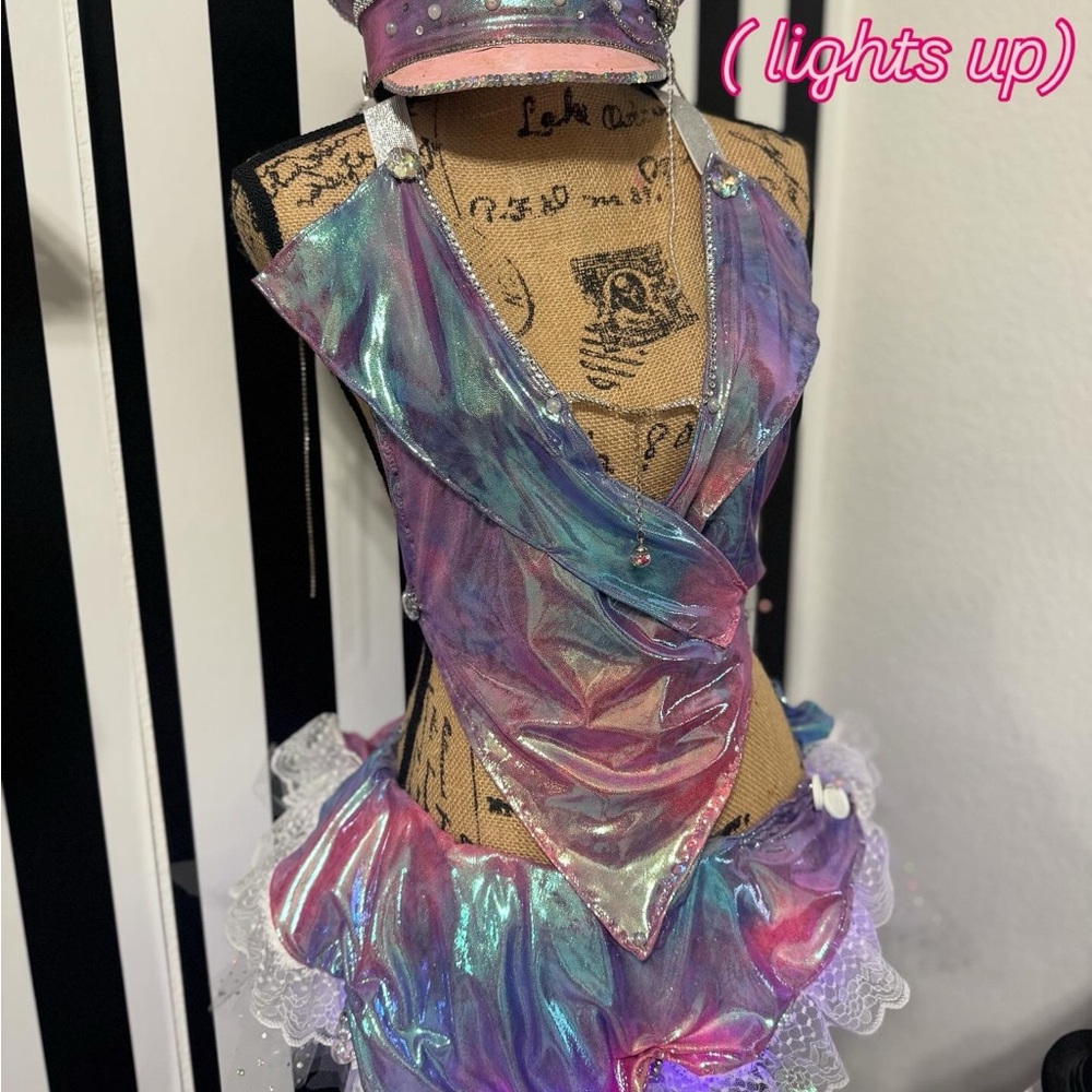 Iridescent Festival Costume Set hand made